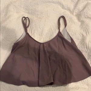 Kortni Jeane eggplant swing top